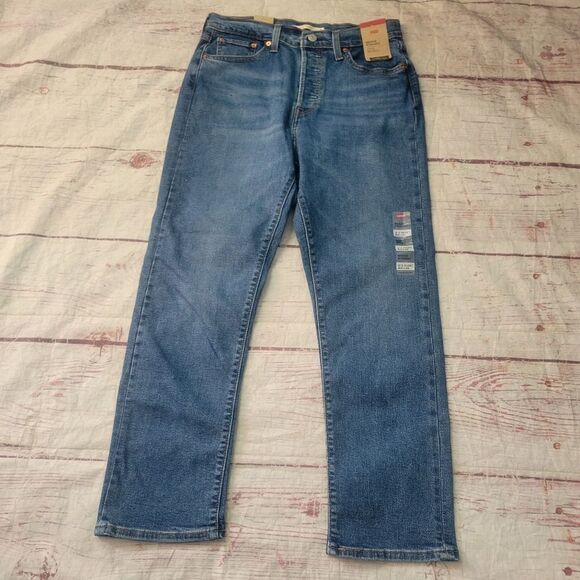 Levi's Wedgie Straight Jeans Size 12 Short NWT - Picture 3 of 6